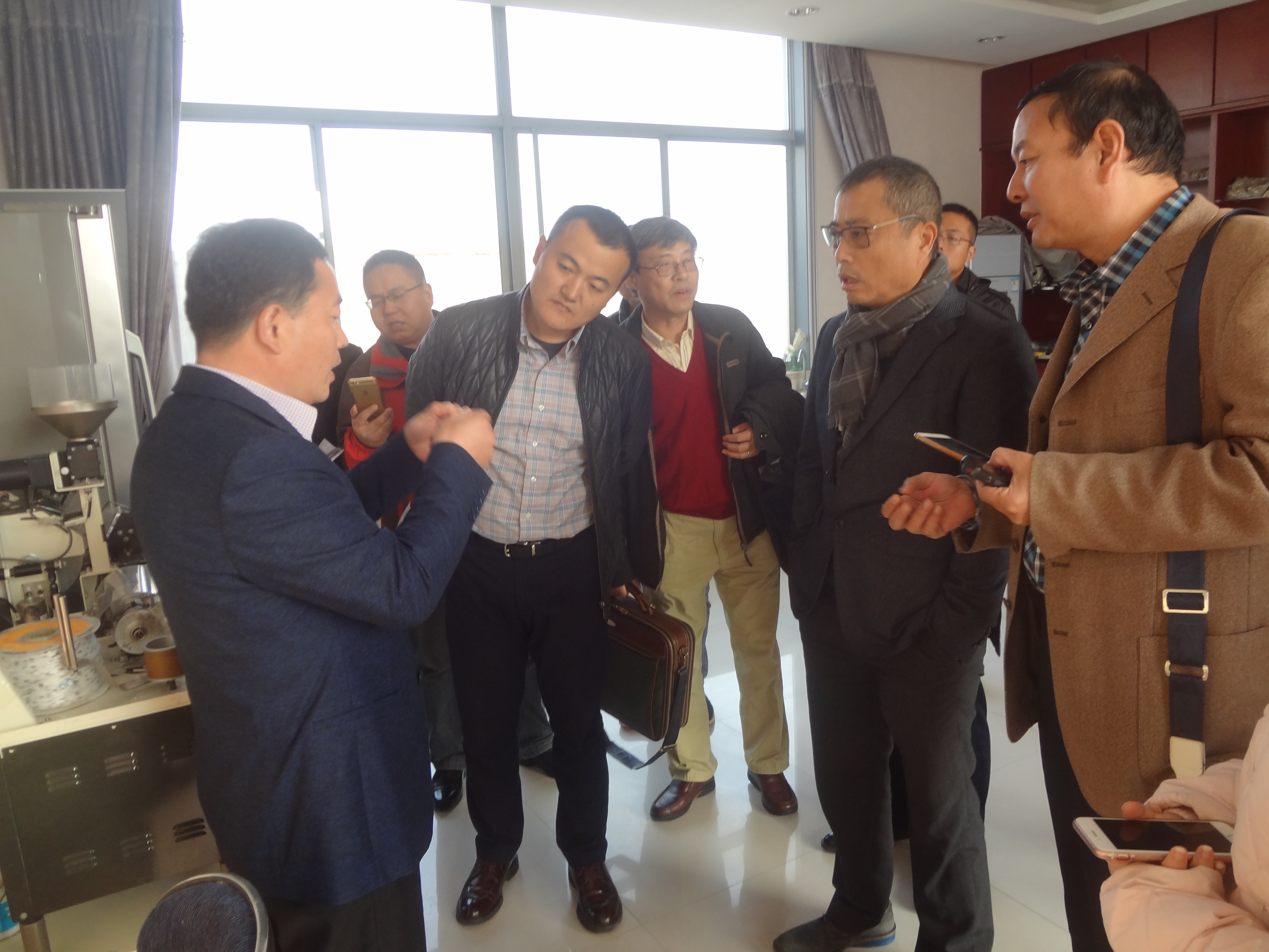 洽洽集团陈董事长来我公司调研指导工…